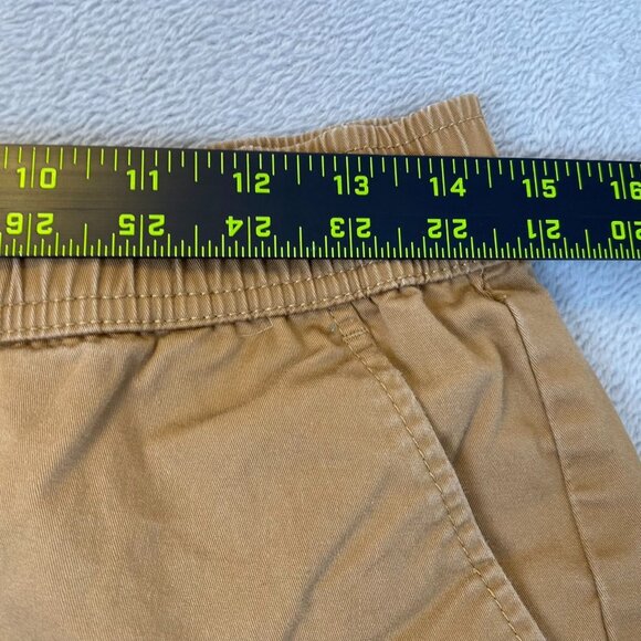 ItalyMorn Sunrise Mens Jogger Pants Small Khaki Cargo Tan Drawstring Tapered - Picture 6 of 15